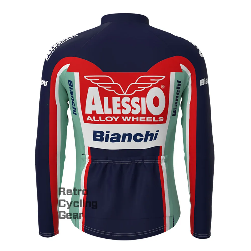 2004 Bianchi Fleece Retro Long Cycling Kits