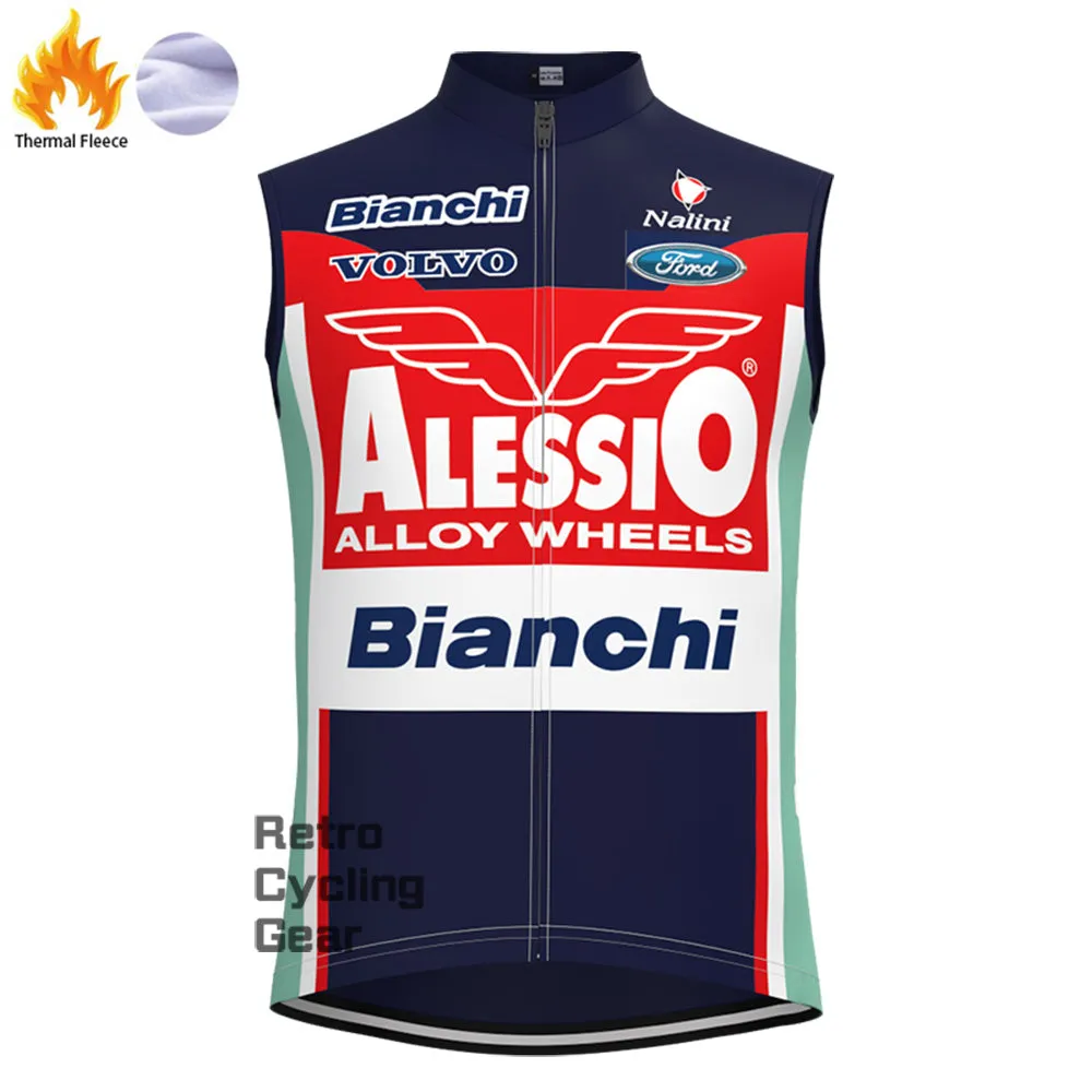 2004 Bianchi Fleece Retro Long Cycling Kits