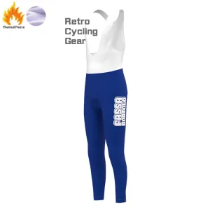 2004 Fassa Bortolo Fleece Retro Cycling Bib Pants