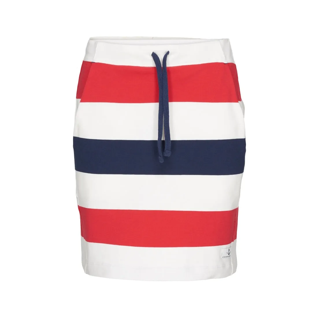 Anjelica Striped Skirt - SR Navy/Pearl/True Red