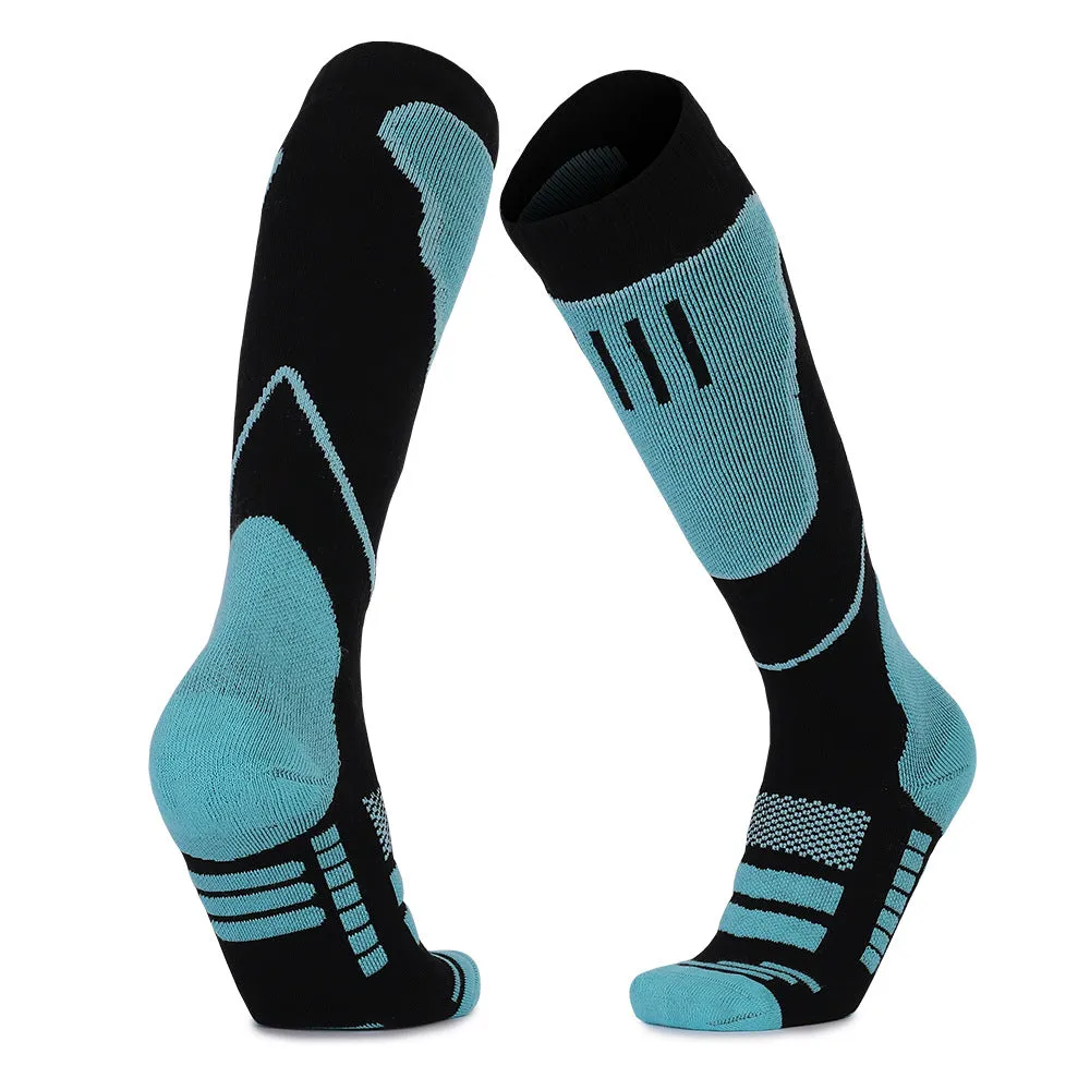 Autumn And Winter Thickened Thermal Socks Quick-Drying Merino Wool Socks Long Snow Socks Non-Slip Wear-Resistant Ski Socks