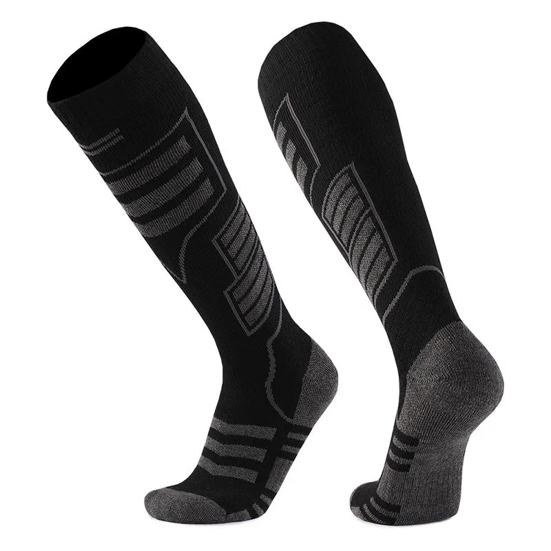 Autumn And Winter Thickened Thermal Socks Quick-Drying Merino Wool Socks Long Snow Socks Non-Slip Wear-Resistant Ski Socks