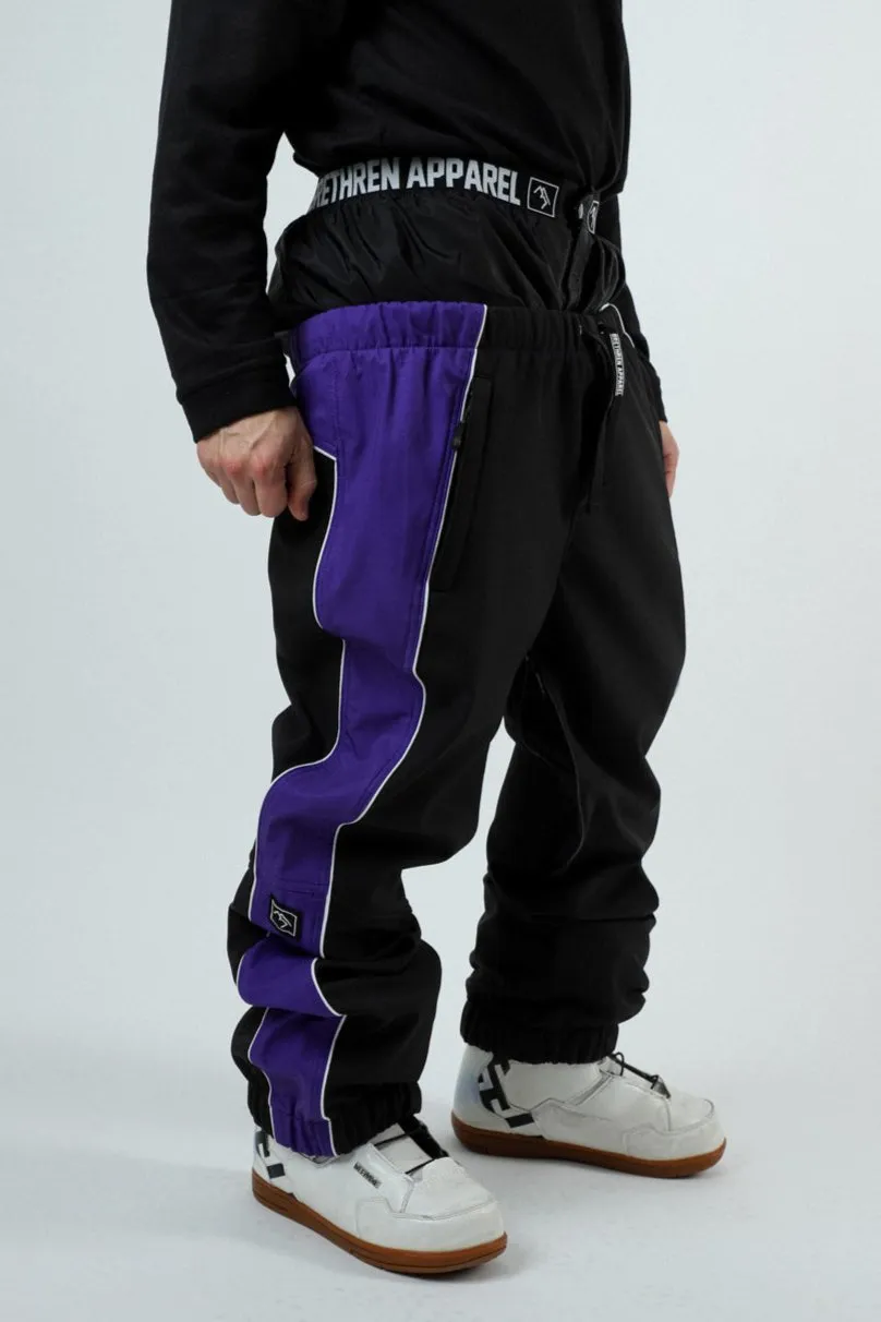 Baseline Trackpants - Maxim Violet and Black