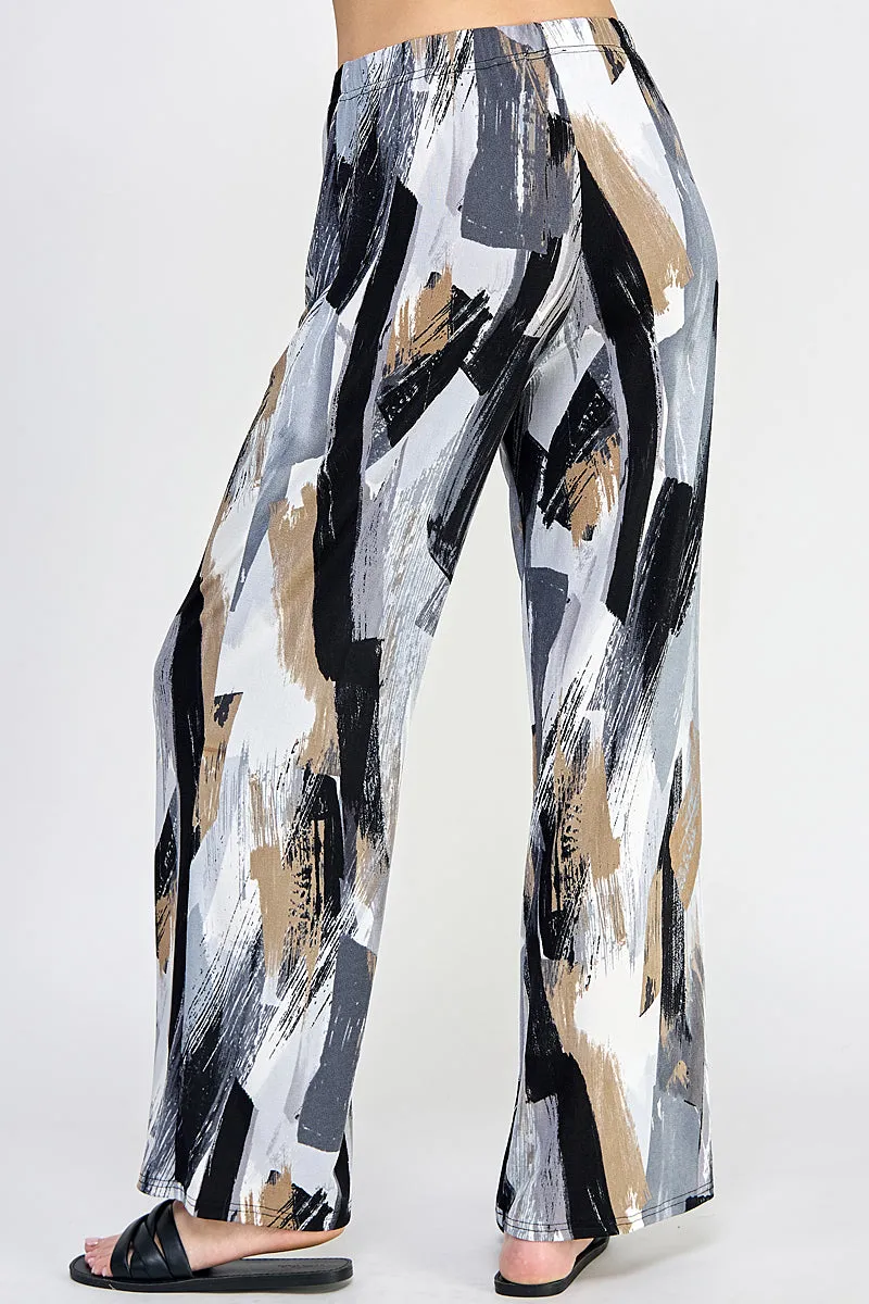 BNS Print Flared Pants-542BN-ARP1-W379