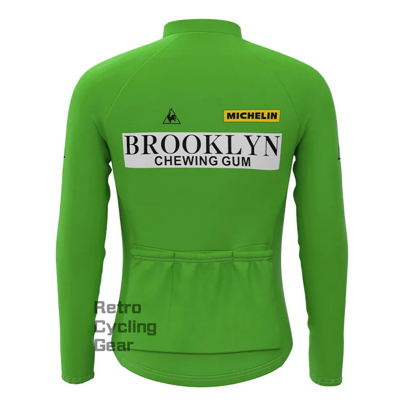 Brooklyn Green Fleece Retro Cycling Kits