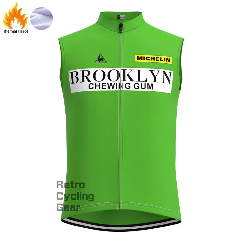 Brooklyn Green Fleece Retro Cycling Kits