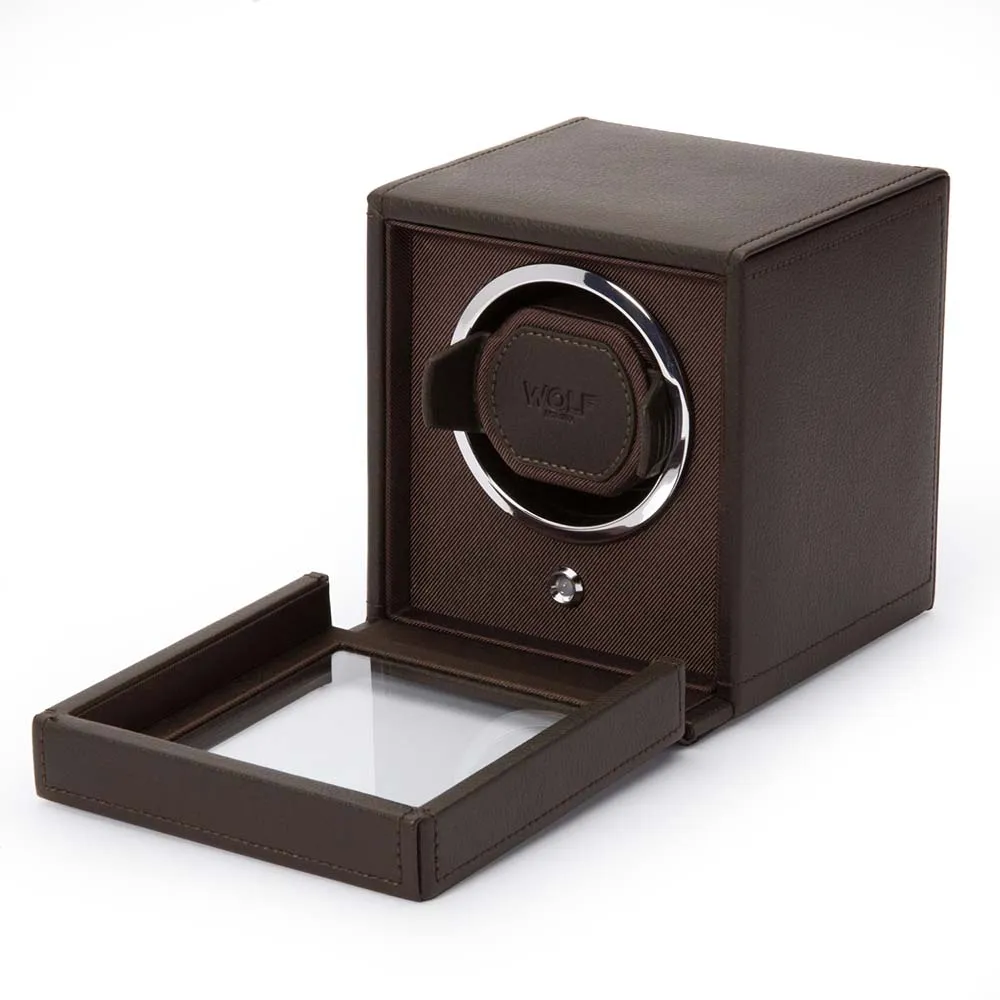 Brown CUB Watch Winder with Cover