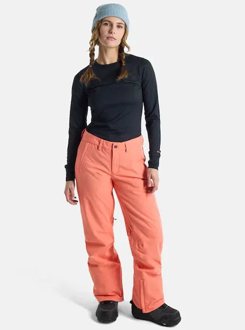 Burton Womens Gloria Snowboard Pant-Persimmon