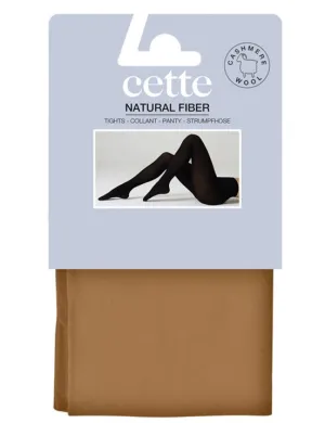 Cette Lima Cashmere Wool Tights Wood Smoke