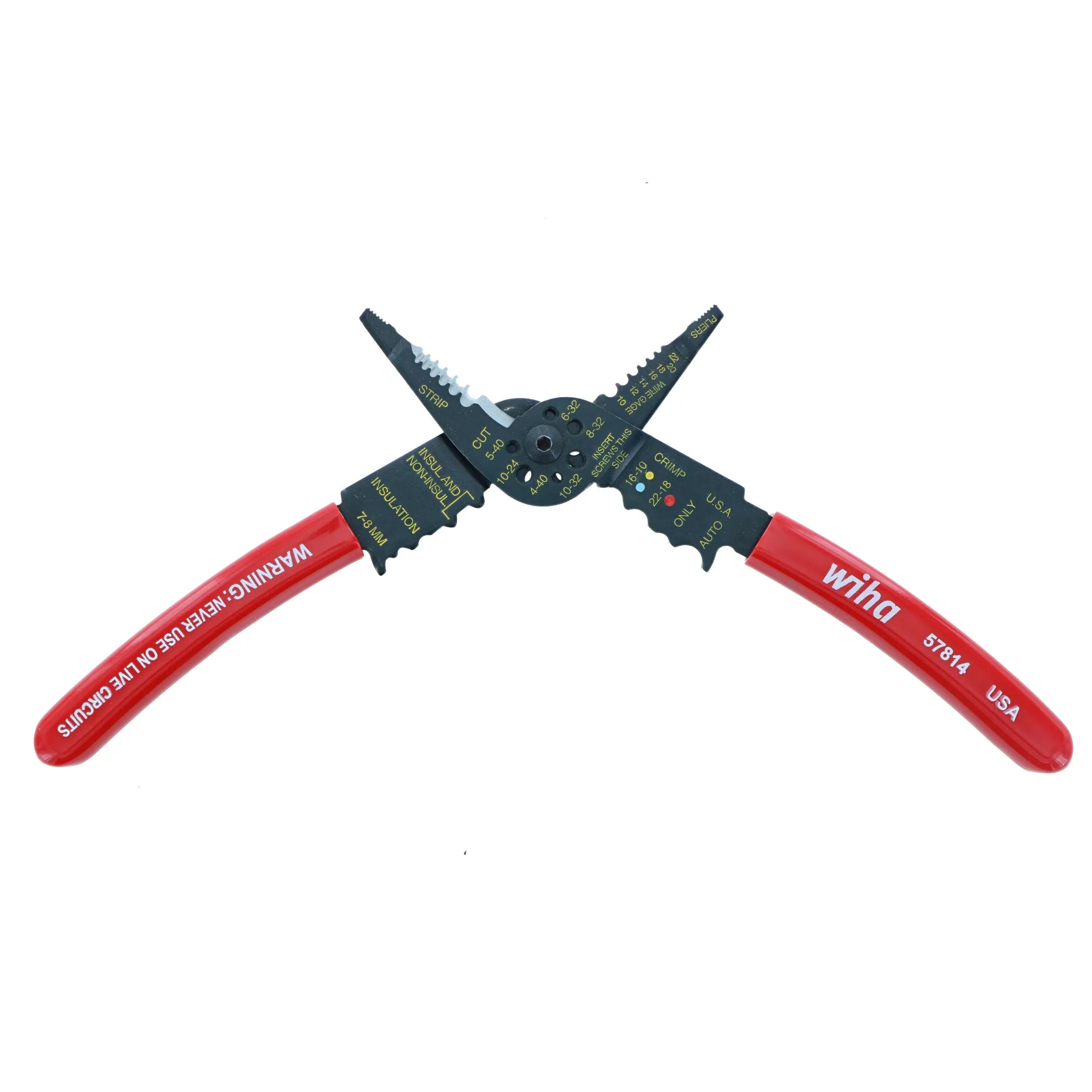 Classic Grip Wire Combination Strippers/Crimpers 8.25"