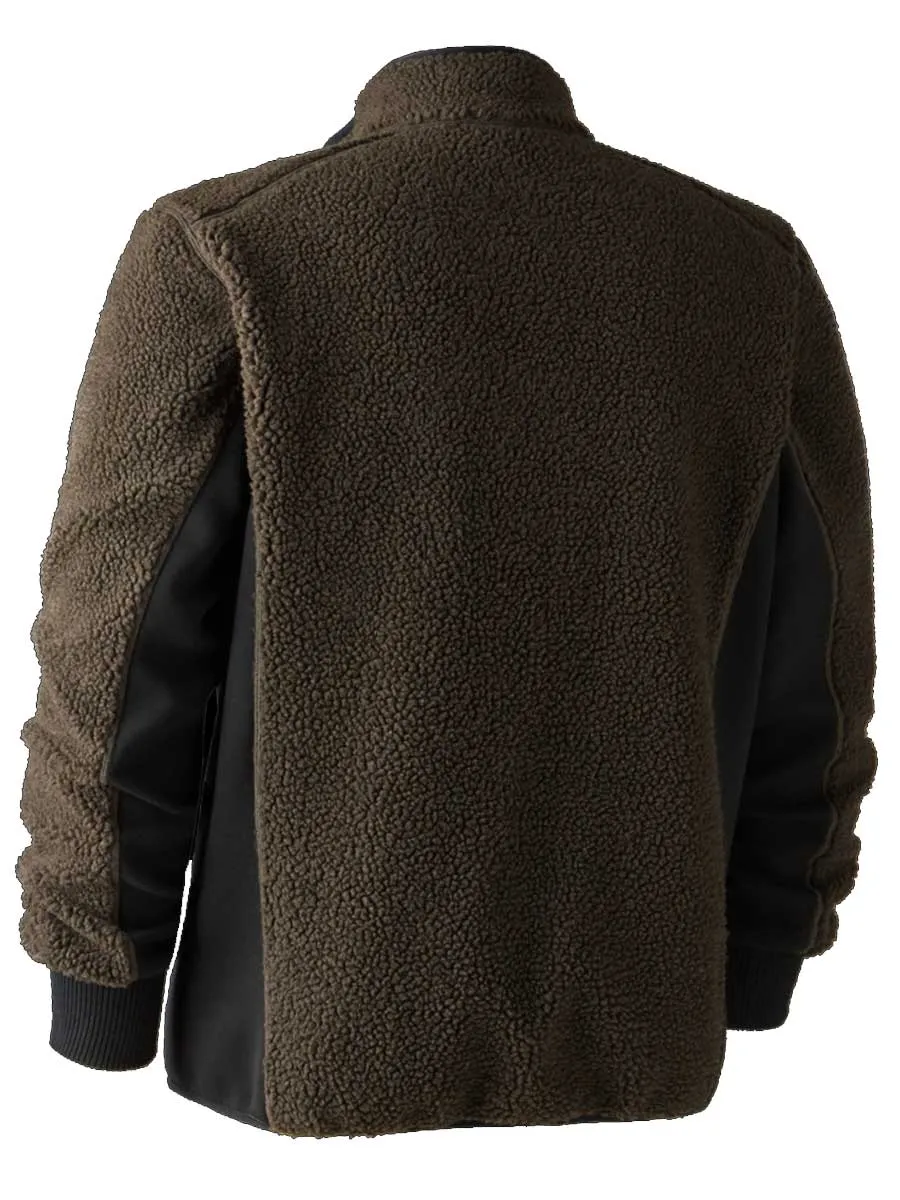 DEERHUNTER Rogaland Fiber Pile Jacket - Mens - Chocolate Brown