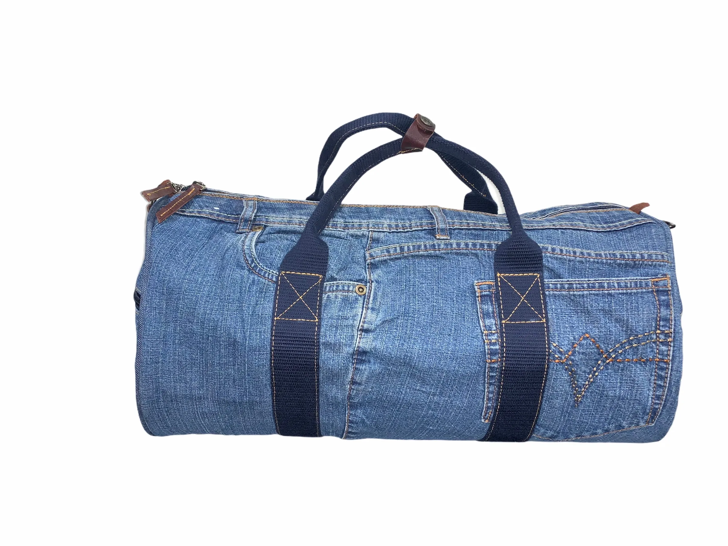 Denim Duffle BAGS-10 BIG Duffle #D17-2460