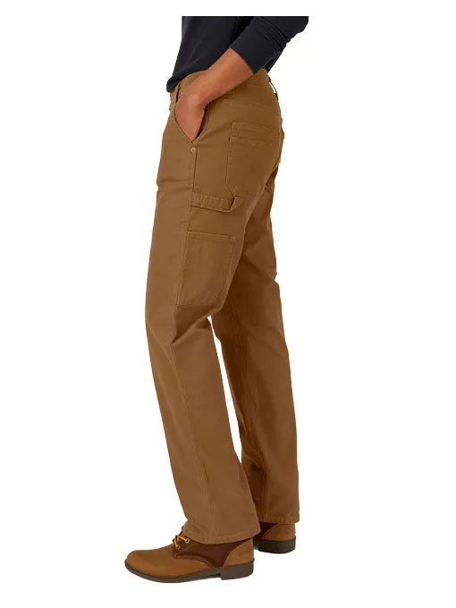 Dickies Women's High Waisted Carpenter Pant Brown Duck