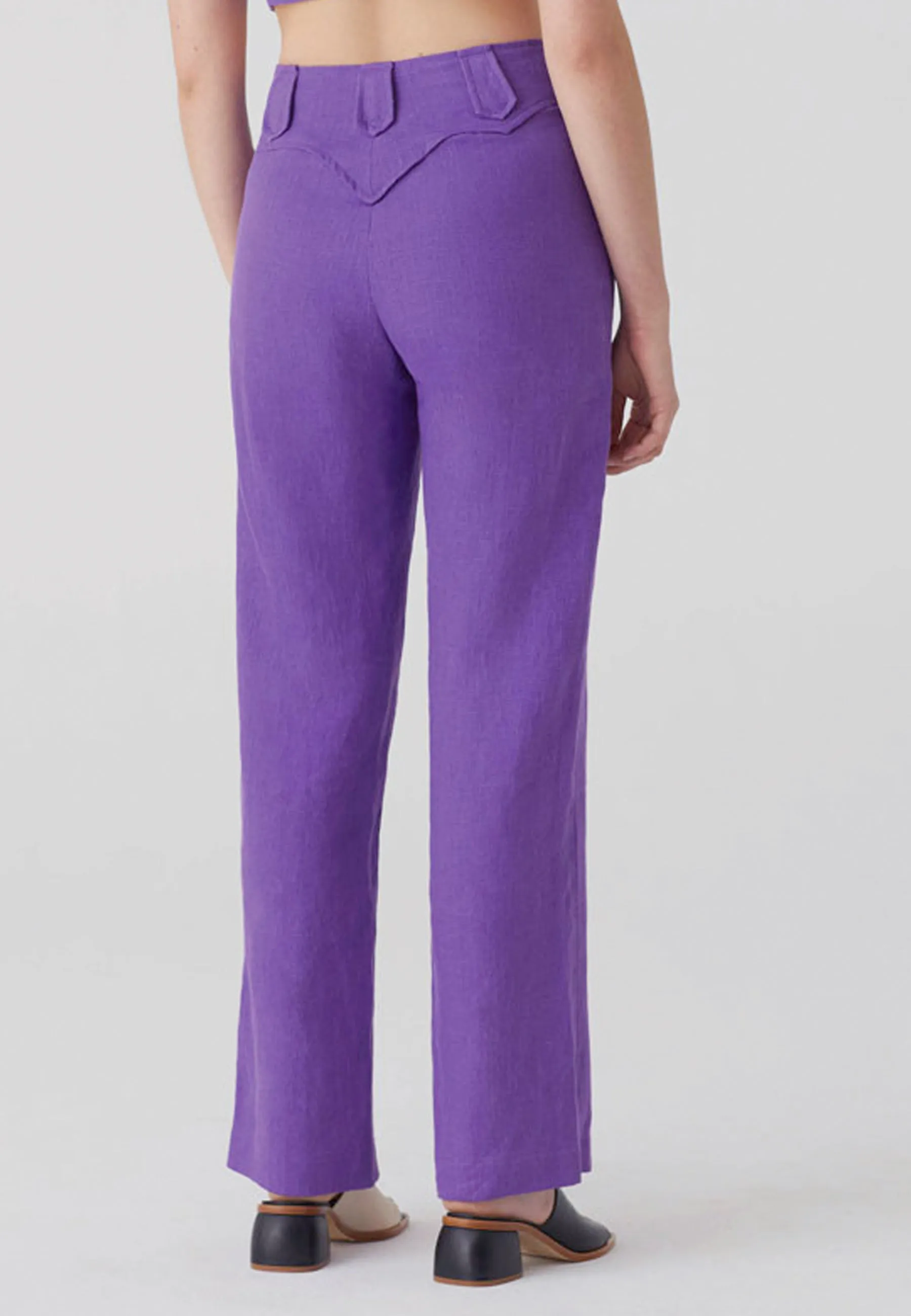 Dolar Pants - dark mauve