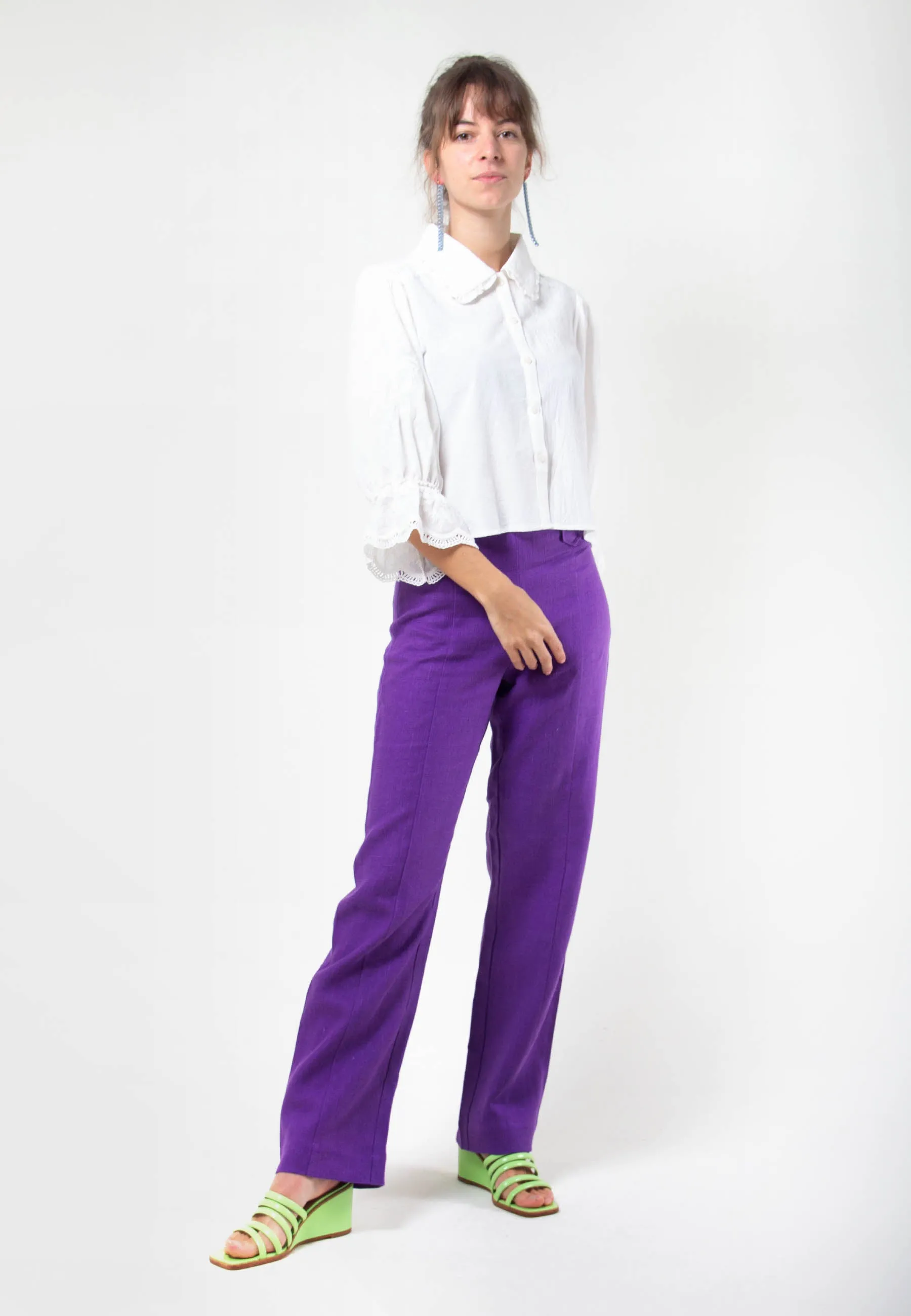 Dolar Pants - dark mauve