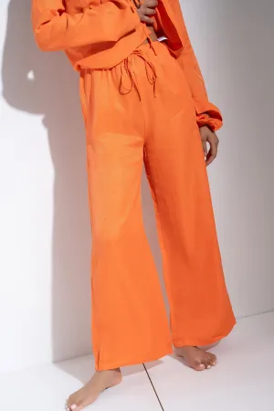 Drawstring Pant - Tangerine