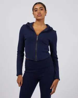 Dua Zip Thru Navy