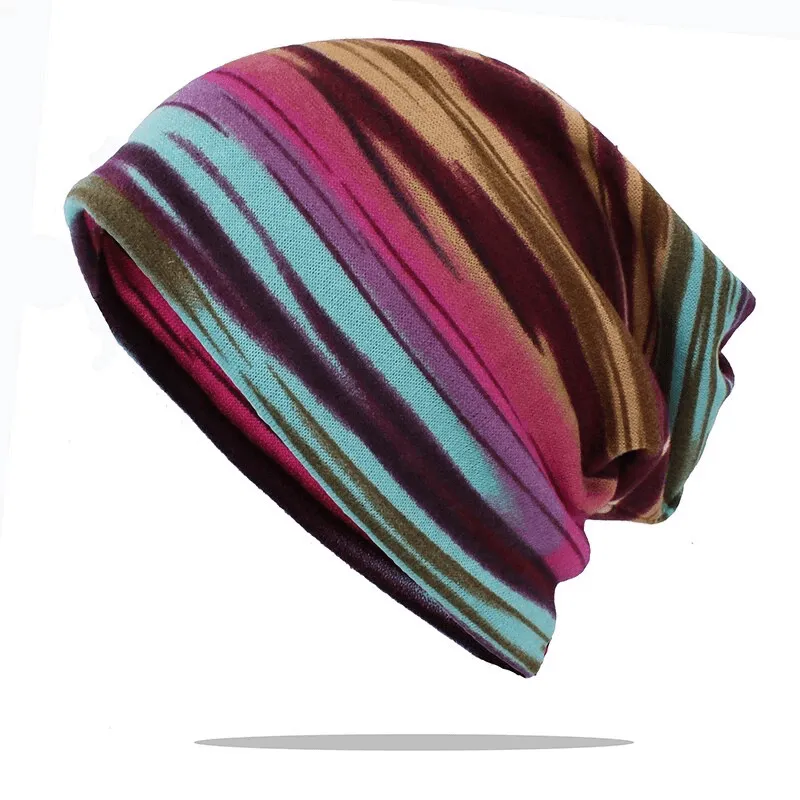 Fashionable Multi-Colored Insulated Women's Beanie - SF1690