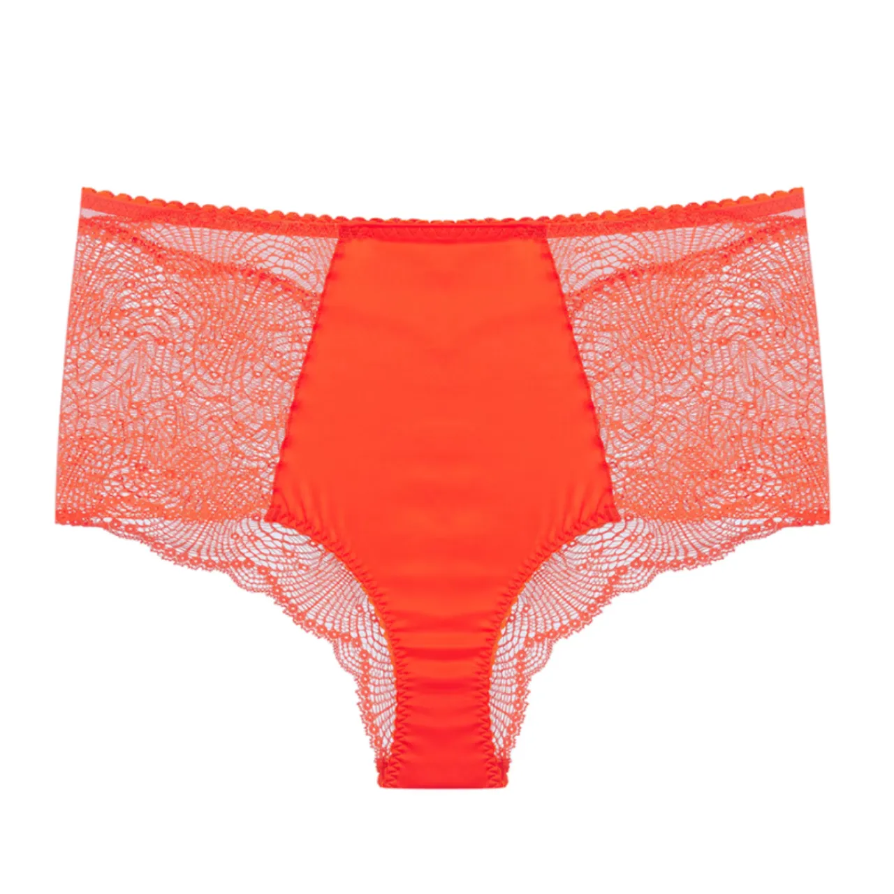 Feisty High Waist Pant in Orange