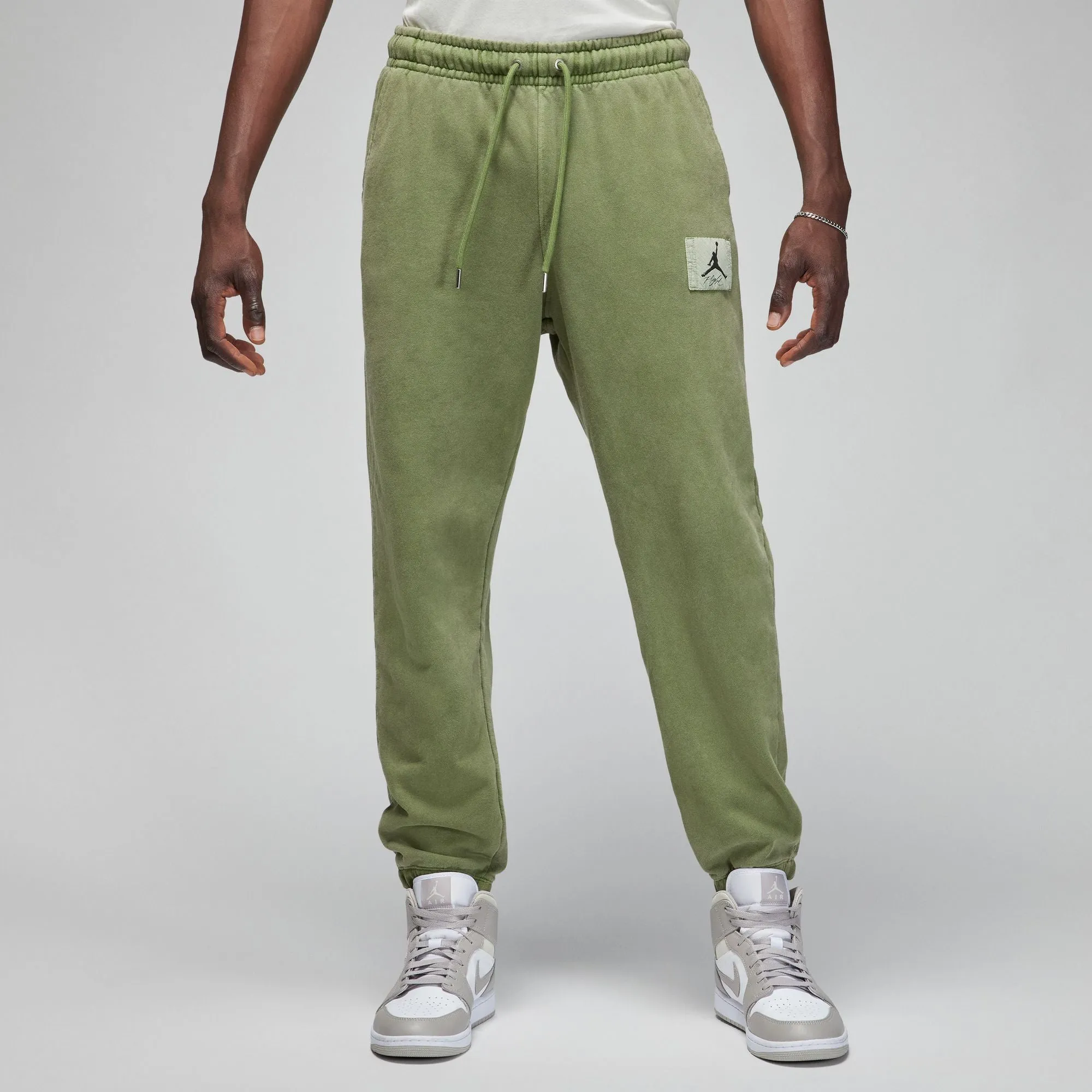 FLEECE WASHED PANTS "SKY J LT OLIVE"