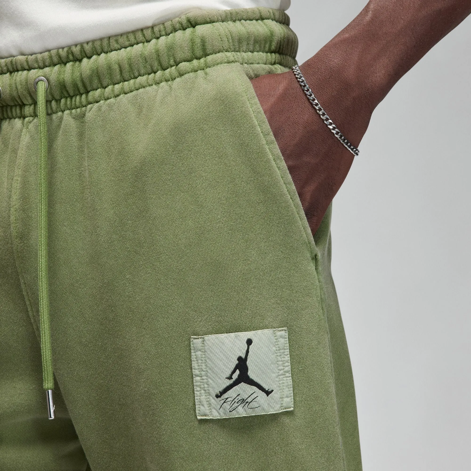 FLEECE WASHED PANTS "SKY J LT OLIVE"