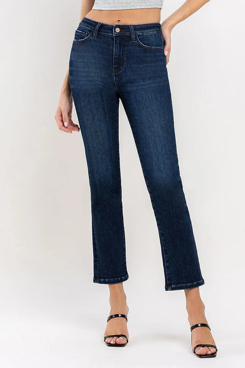 Flying Monkey Ankle Slim Straight Jeans