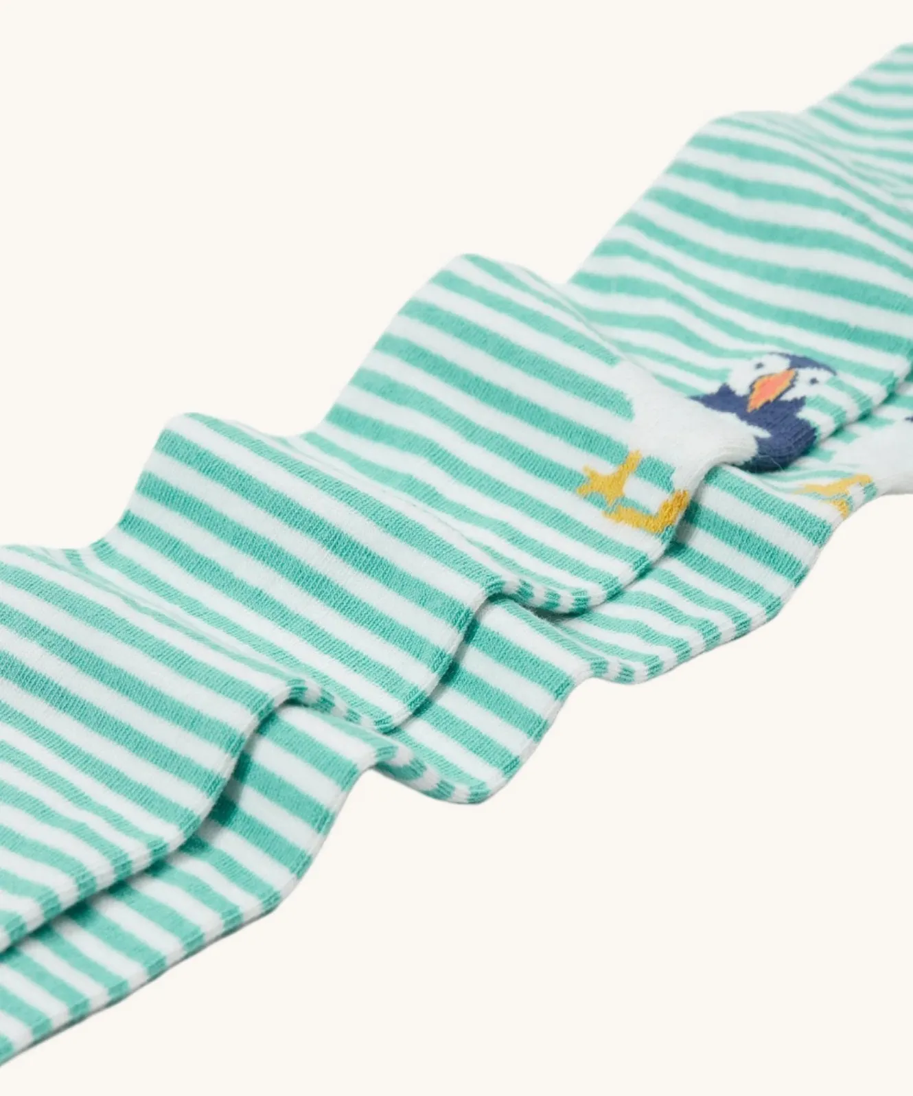 Frugi Norah Tights - Moss/Puffin