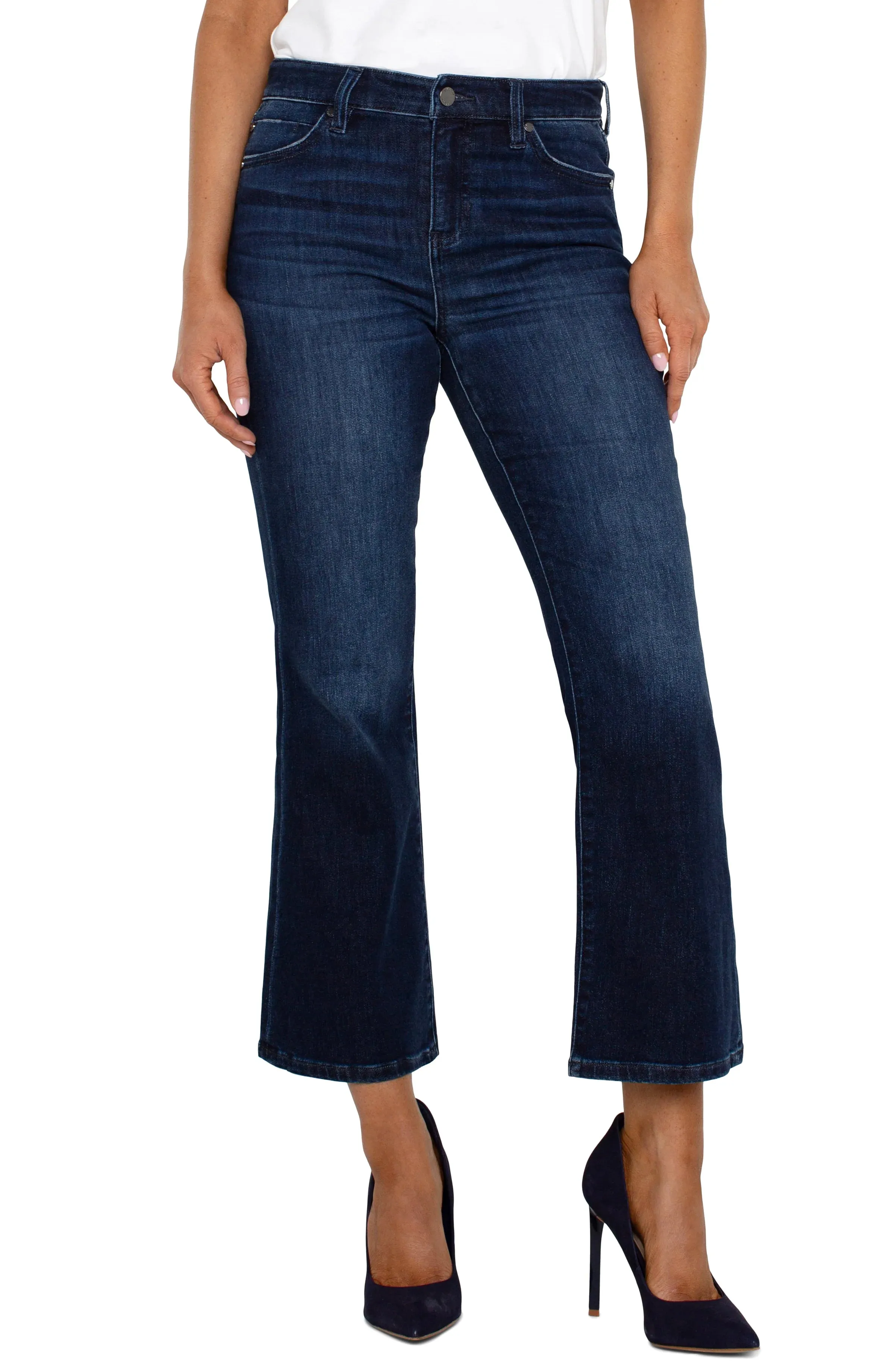 Hannah Cropped Flare Jeans