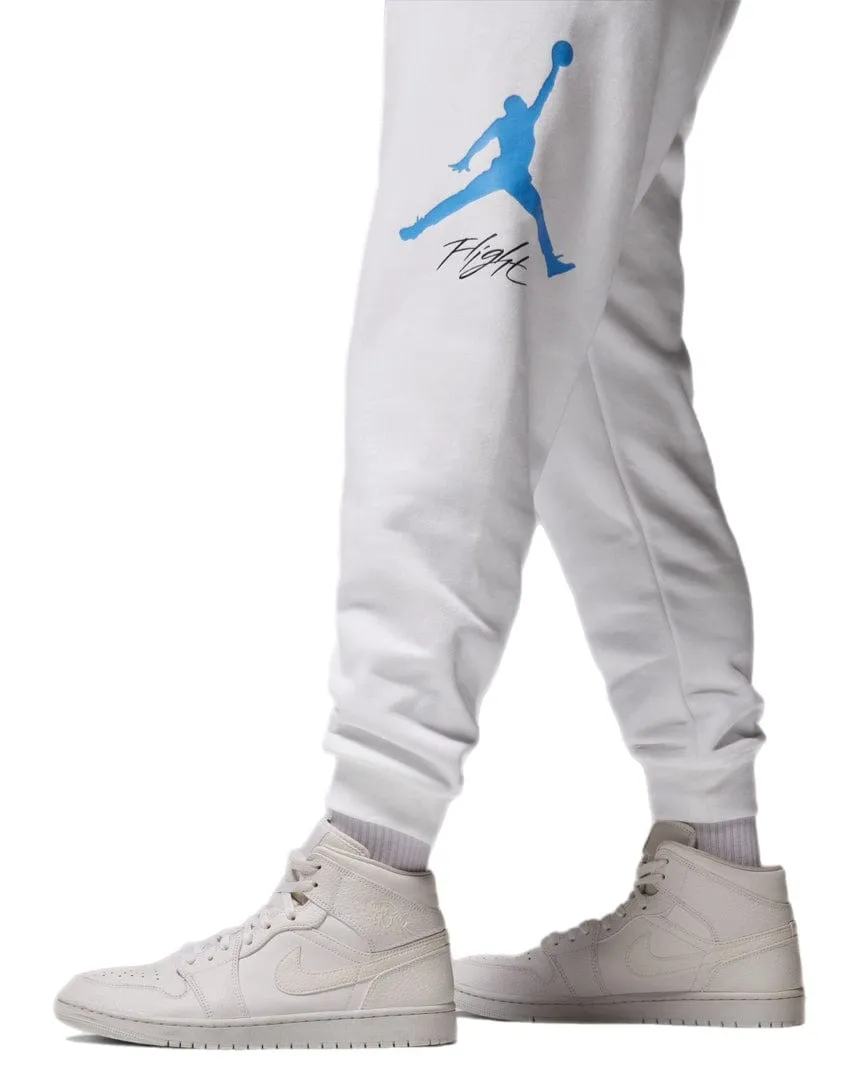 Jordan Essential Baseline Fleece Pants - White / Legend Blue