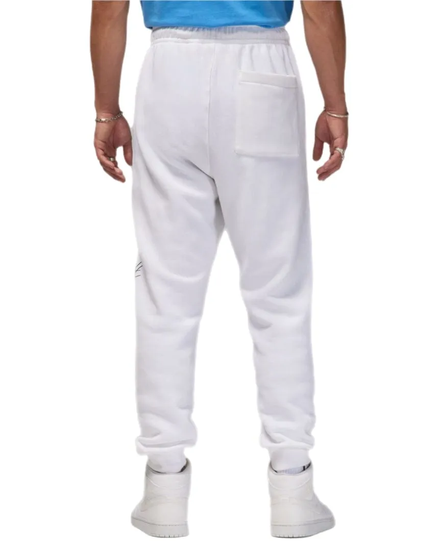 Jordan Essential Baseline Fleece Pants - White / Legend Blue