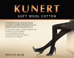 Kunert Soft Wool/Cotton Tights Grey 399200