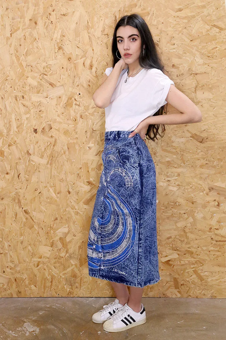 Los Angeles Shooting Star Midi Skirt