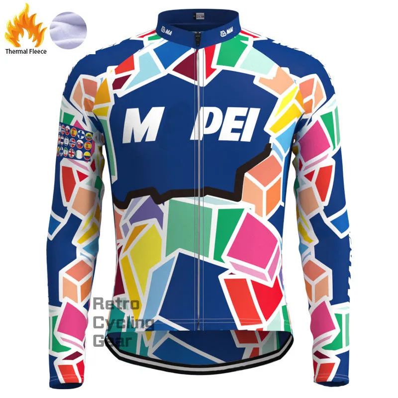 MAPE Fleece Retro Long Sleeve Cycling Kits