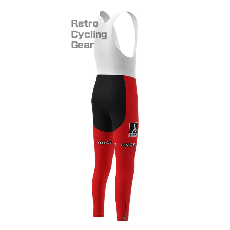 ONCE Red Fleece Retro Cycling Kits