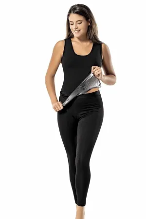 Onlinewear Sauna Effect Sweating Slimming Thermal Tights Athlete Set