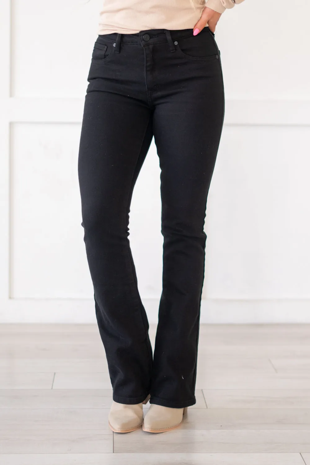 Paulina High Rise Boot Cut Jeans