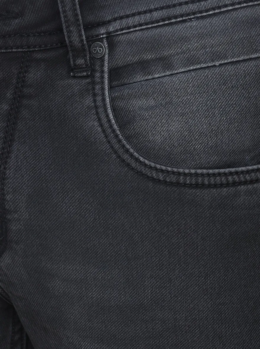 Phantom Black Washed Slim Fit Jeans | JadeBlue