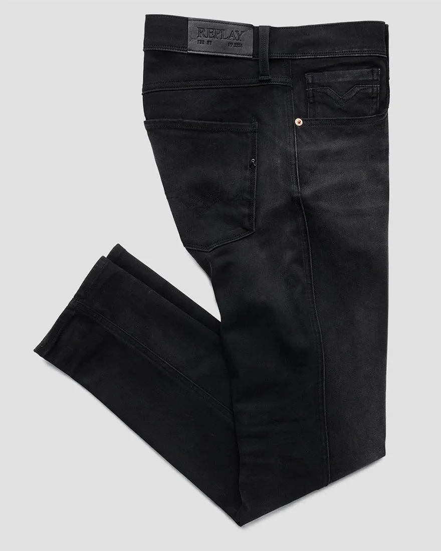 REPLAY M914661S04 BLACK ANBASS HYPERFLEX JEANS