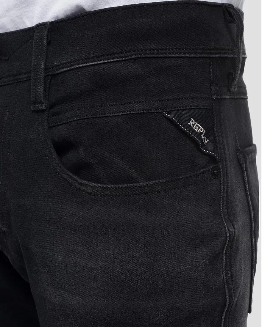 REPLAY M914661S04 BLACK ANBASS HYPERFLEX JEANS