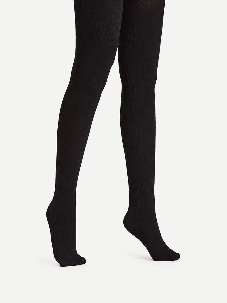 Rib Knit Tights