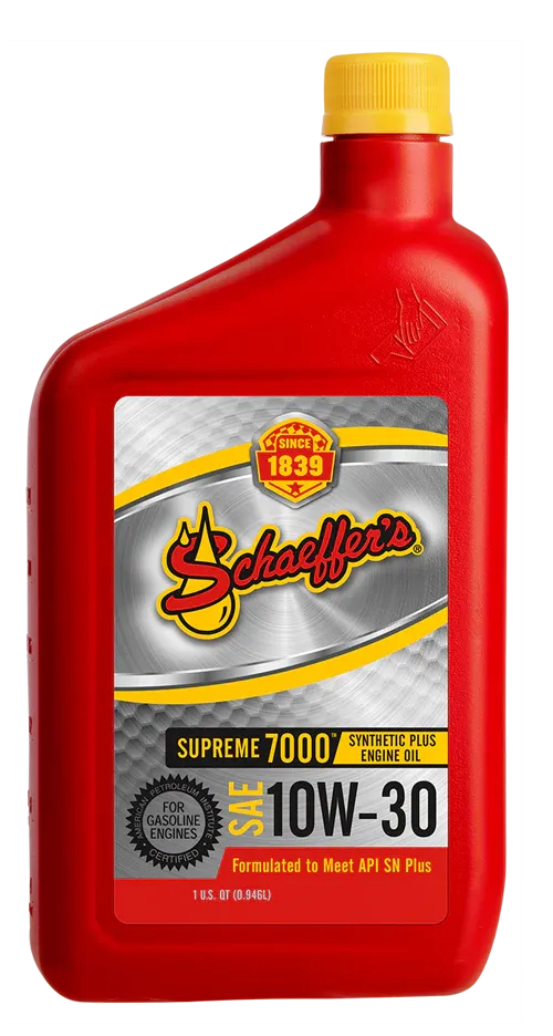 SCHAEFFER'S SUPREME 7000 10W-30 QUART - 0703-012