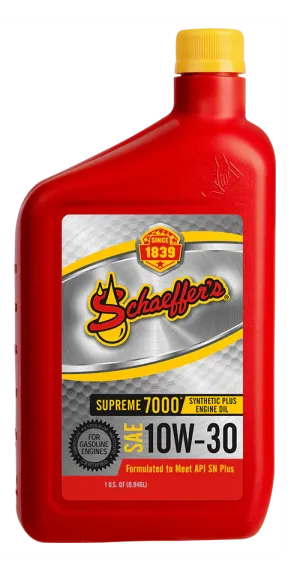 SCHAEFFER'S SUPREME 7000 10W-30 QUART - 0703-012