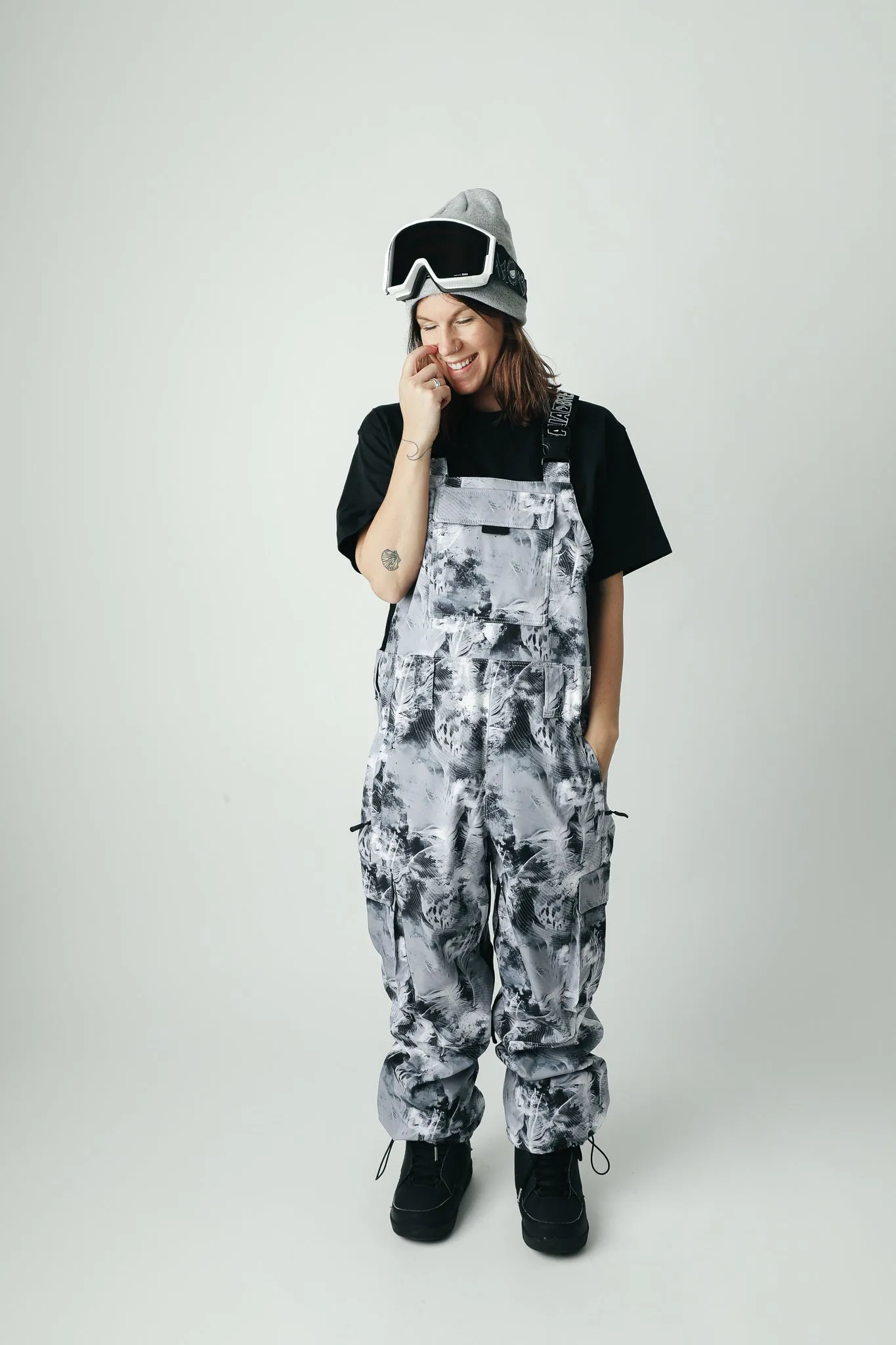 Softshell Bib Pants - Space Feathers