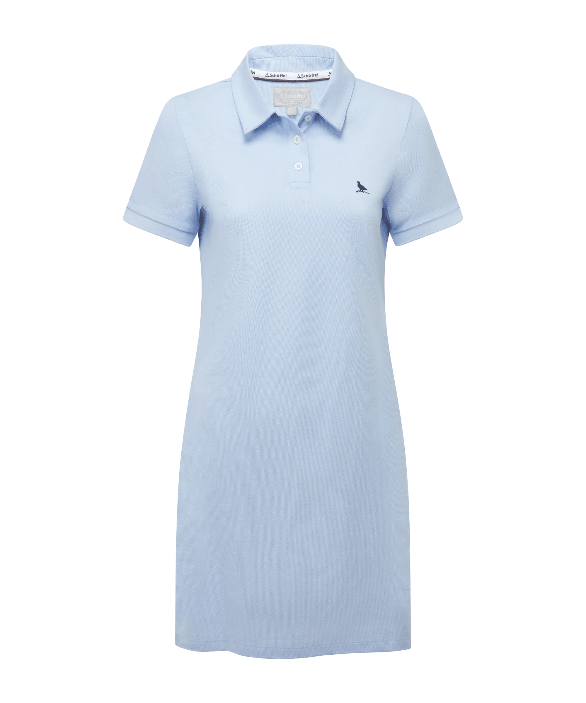 St Ives Polo Dress - Sky Blue