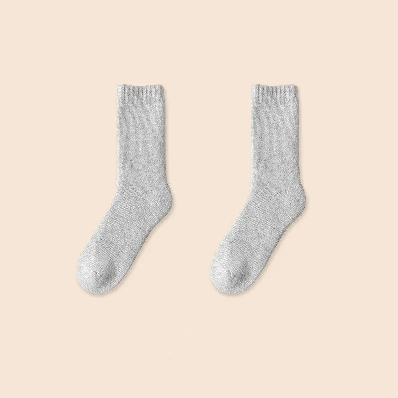 Thermal Wool Cashmere Socks Winter Thicken Unisex Snow and Floor Socks