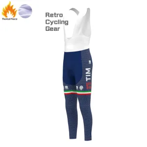 TIM Bianchi Fleece Cycling Bib Pants