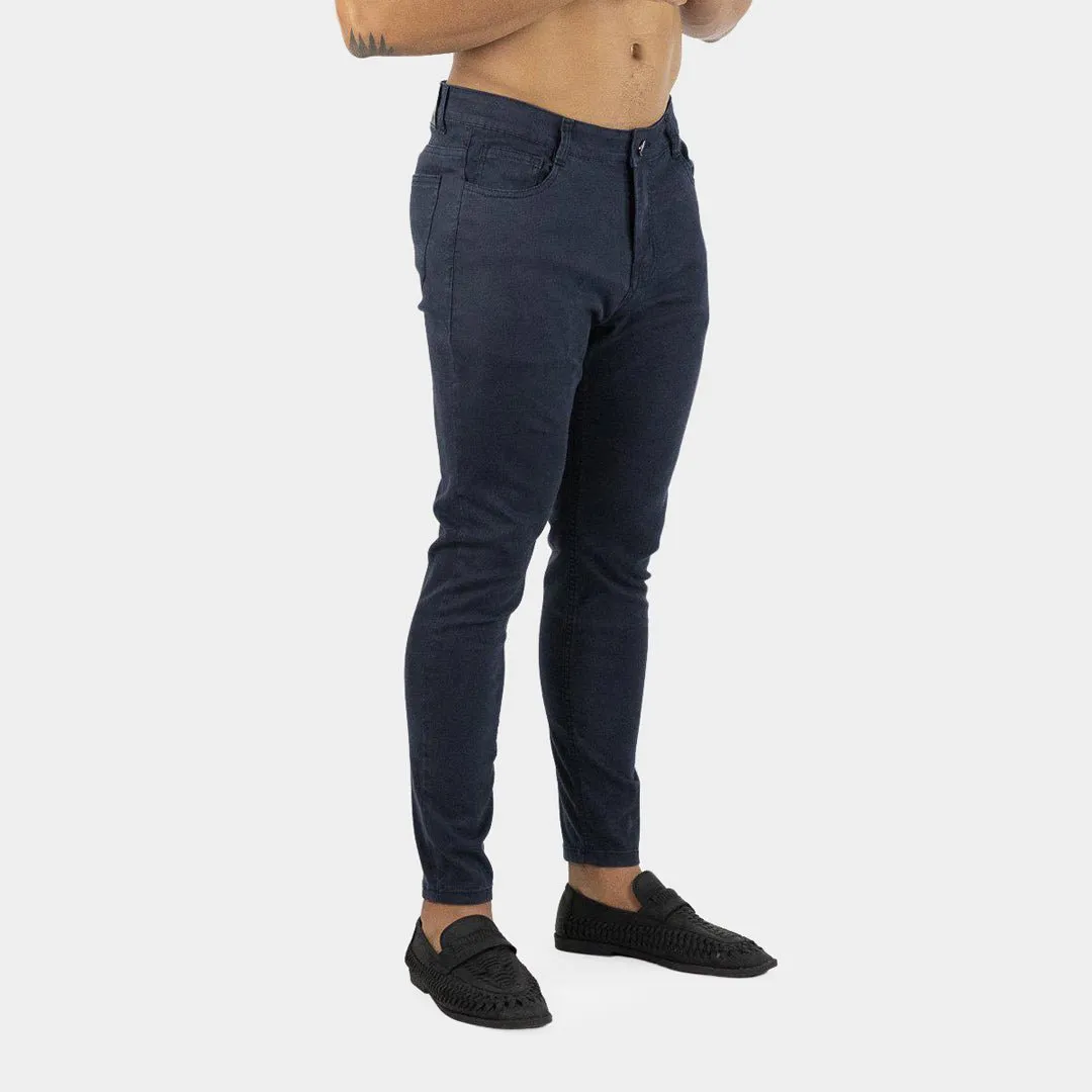 Ultra Stretch Chino Jeans - Navy