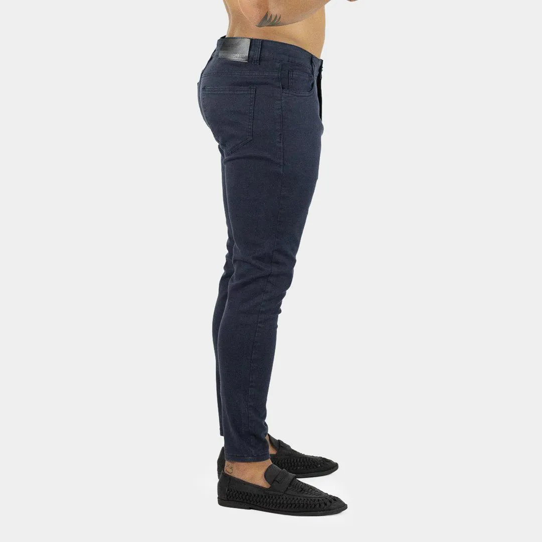 Ultra Stretch Chino Jeans - Navy