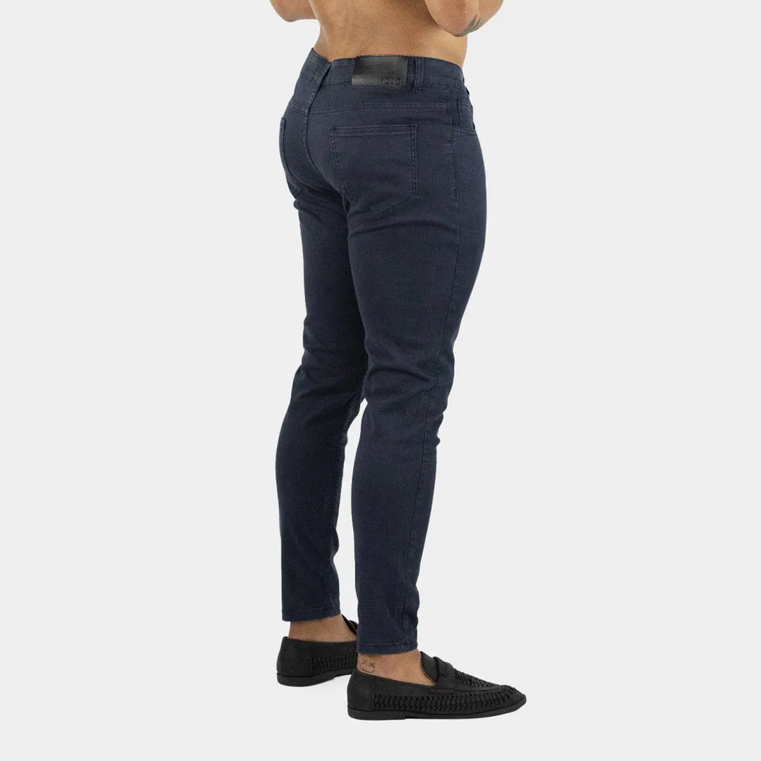 Ultra Stretch Chino Jeans - Navy