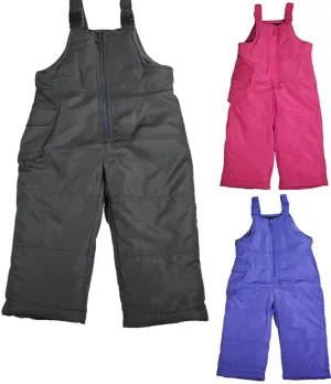 Weathertamer Toddler & Girls Adjustable Shoulder Strap Bib Pant Snowpants, 40053